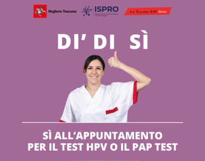 Campagna Dì Di Si per il test HPV o il PAP test